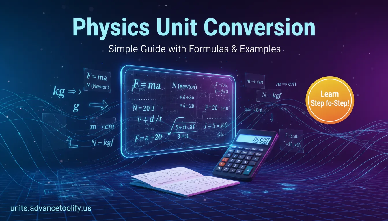Physics Unit Conversion for Students
